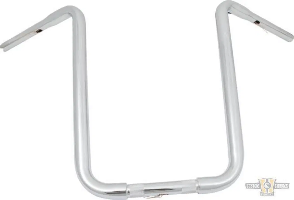Manubrio Ape Hanger 1-1/4" alto 19" Cromato senza Santee