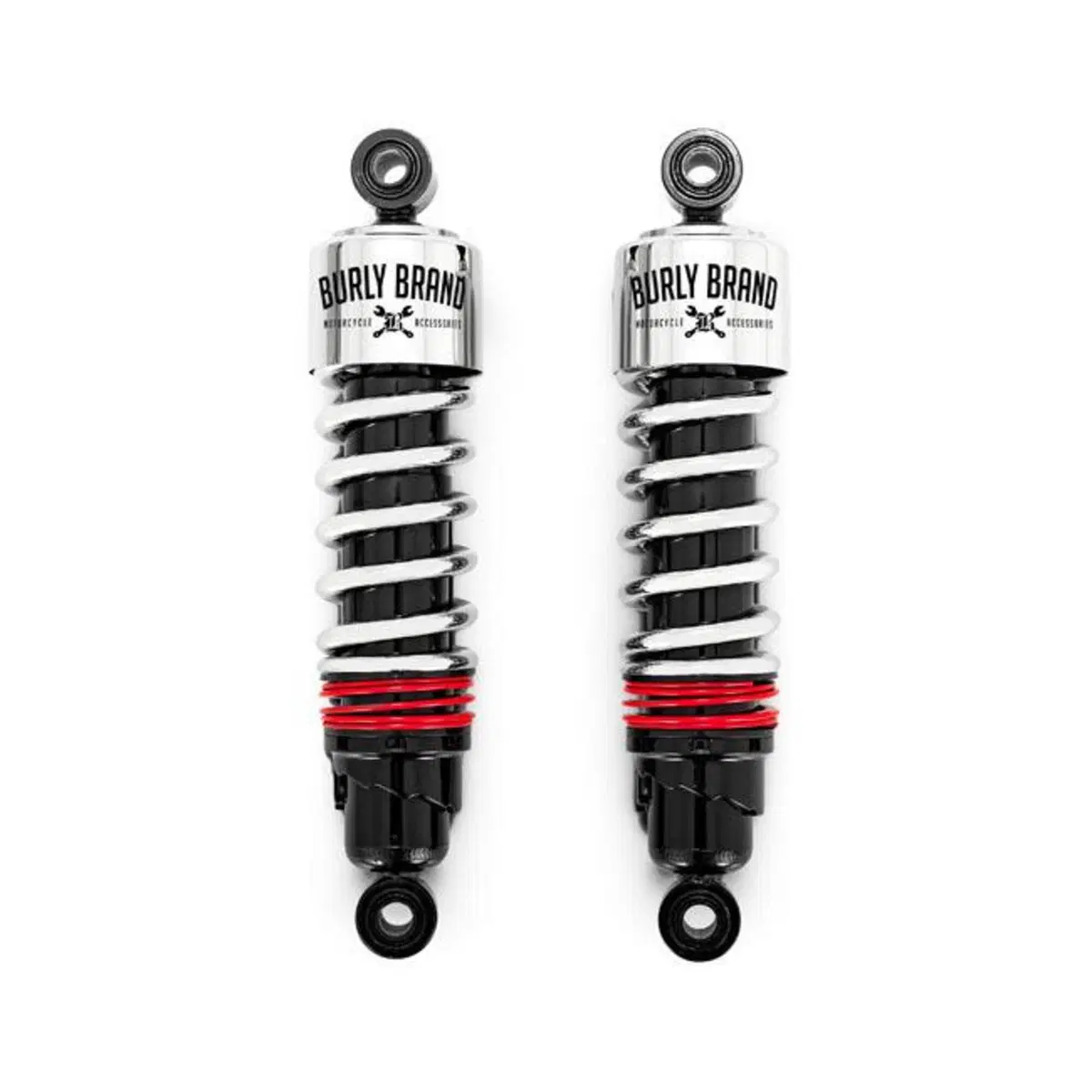 Ammortizzatori 11,5" cromati Burly Slammer Plus pe 