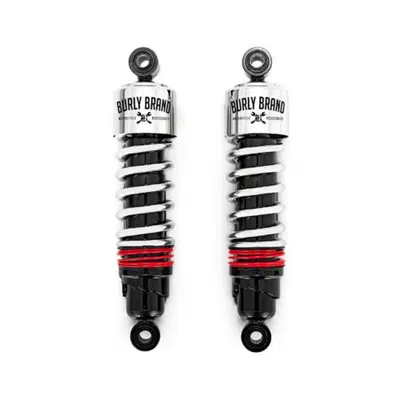 Ammortizzatori 11,5" cromati Burly Slammer Plus pe 