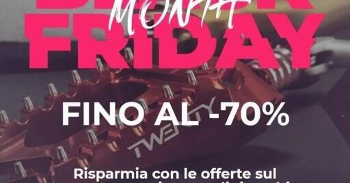 Offerte del Black Friday 2023 su 24MX oltre ad un concorso unico per tutti noi enduristi!