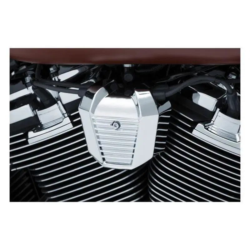 Coperchio bobina Kuryakyn Precision cromato per So 