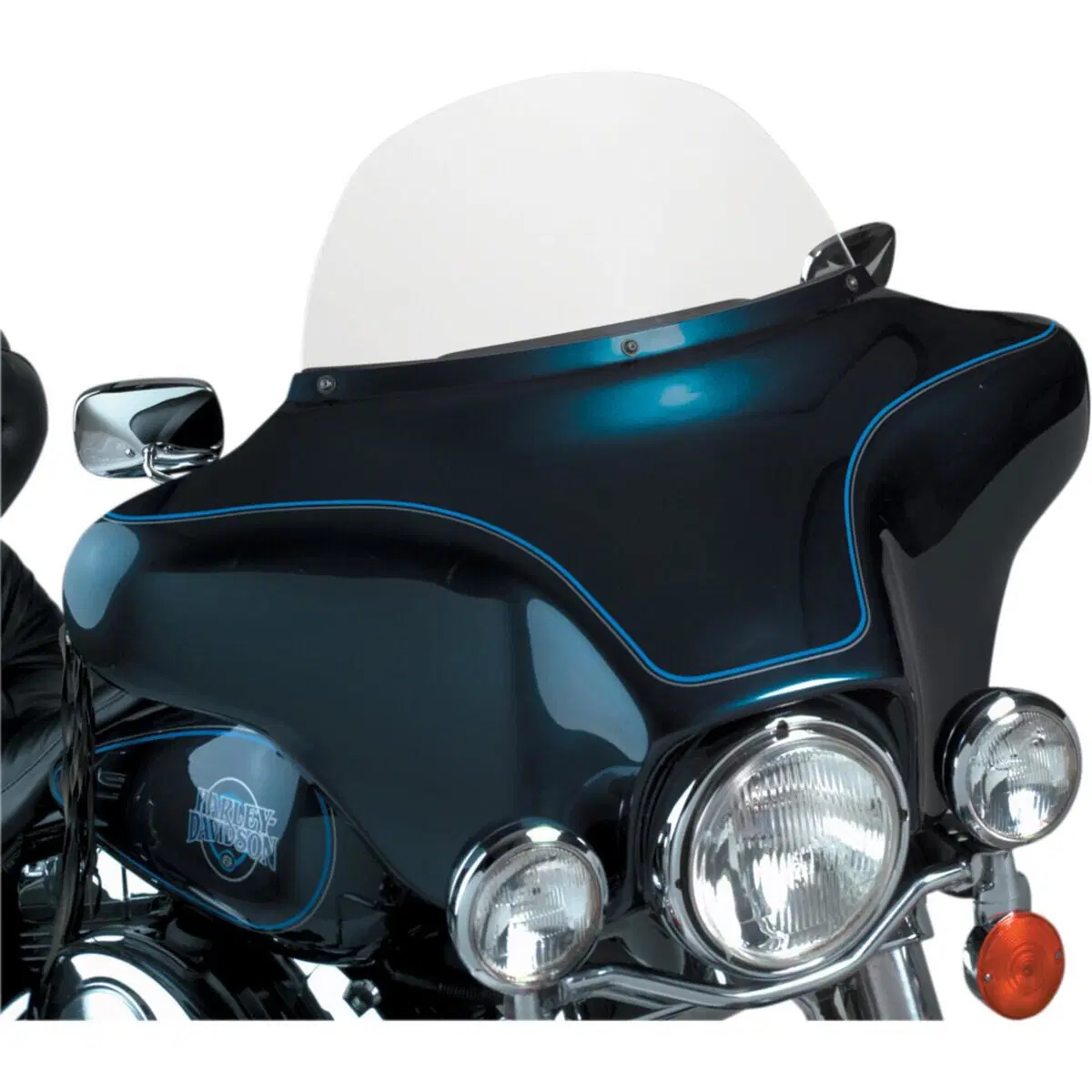 Parabrezza Memphis Bagger alto 30 cm trasparente p 