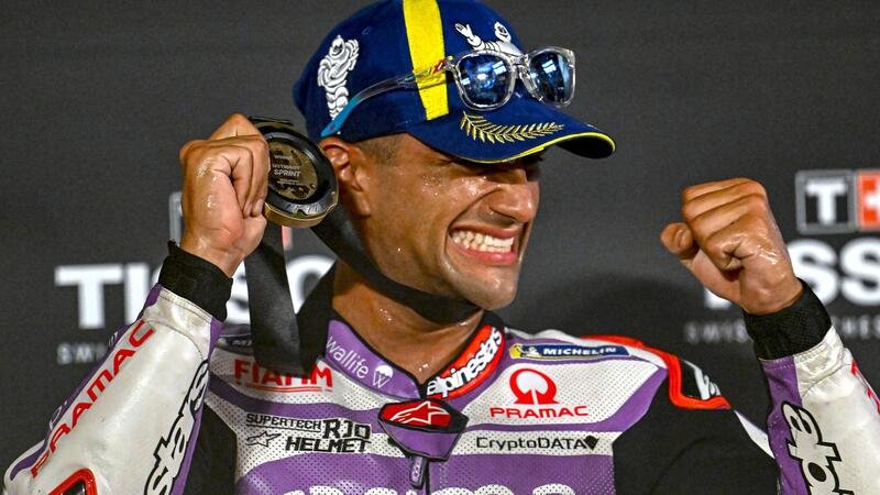 MotoGP 2023. GP del Qatar. Jorge Martin: &quot;I sorpassi su Pecco Bagnaia? Non credo fossero folli&quot; [VIDEO]
