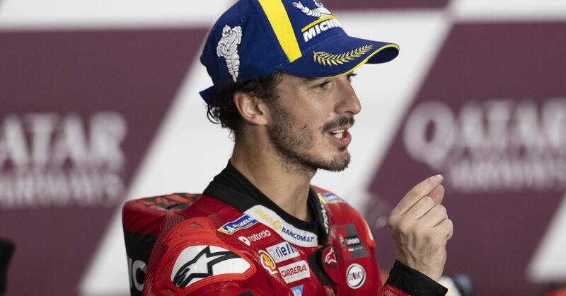 MotoGP 2023. GP del Qatar. Pecco Bagnaia: &quot;Ho temuto di centrare Fabio Di Giannantonio: &egrave; andata bene&rdquo;