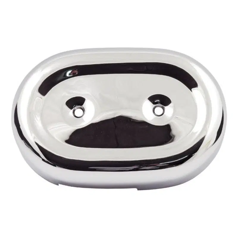 Coperchio filtro aria cromato ovale liscio per Spo 