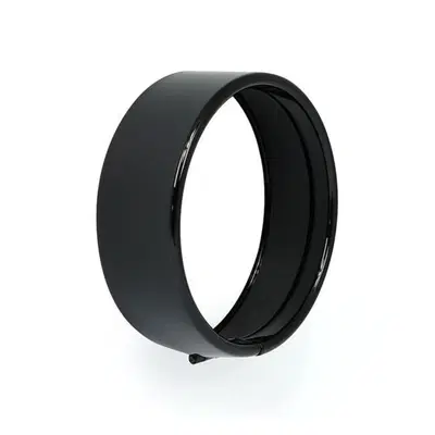 Ghiera per faro da 5-3/4&rdquo; Recessed nera lucida per 