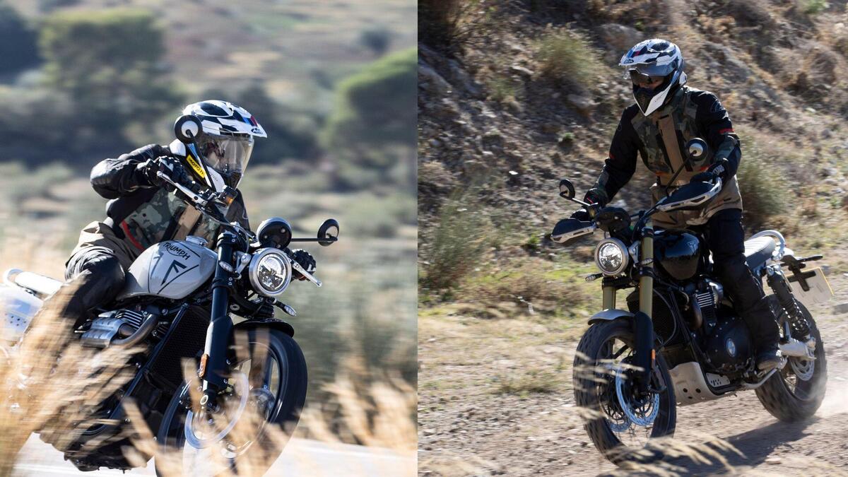 Prova Triumph Scrambler 1200 XE e 1200 X TEST: quale scegliere? [VIDEO] -  Prove 