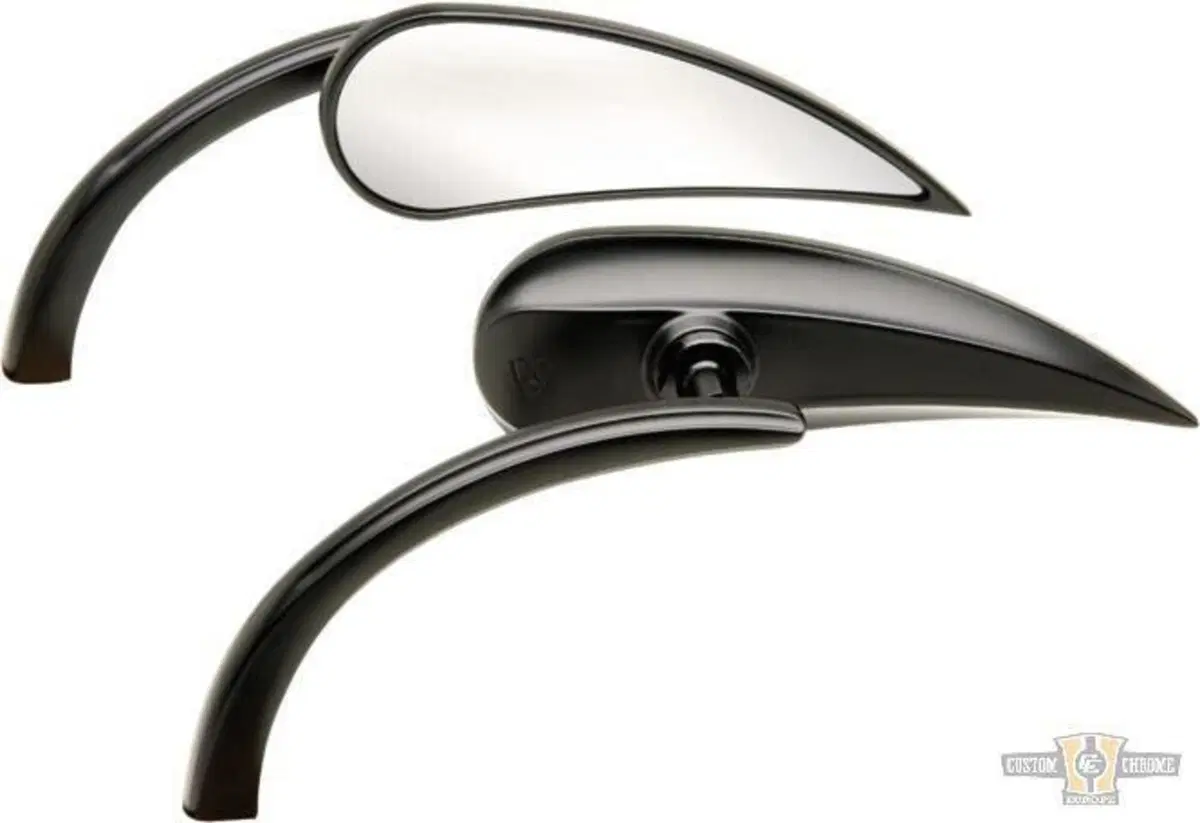 Specchietto Rad 2 a goccia sinistro nero Arlen Ness