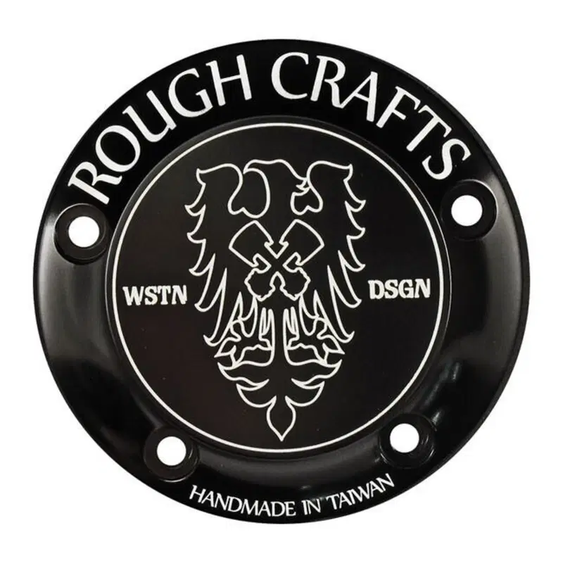 Point Cover nero Per Dyna, Softail e Touring ​​​​​ Rough Crafts