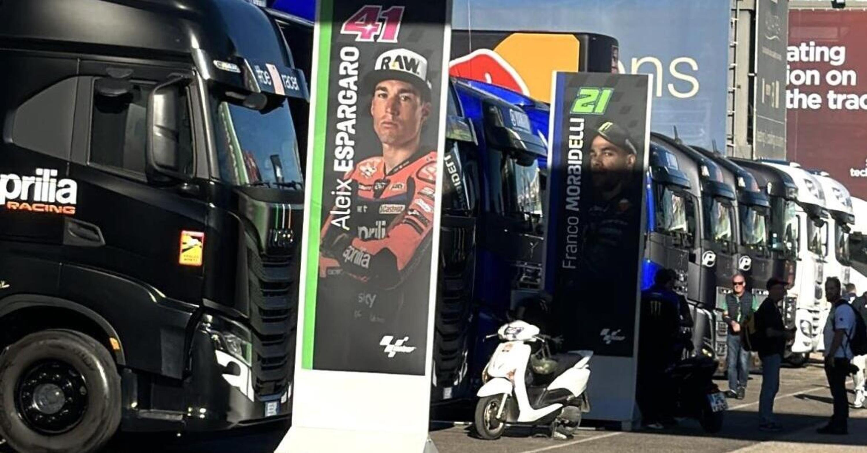 MotoGP 2023. GP di Valencia. Il mea culpa di Aleix: &quot;Sono andato nel motorhome di Morbidelli&quot;