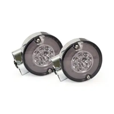 Frecce a led anteriori cromate lenti fum&egrave; omologat 