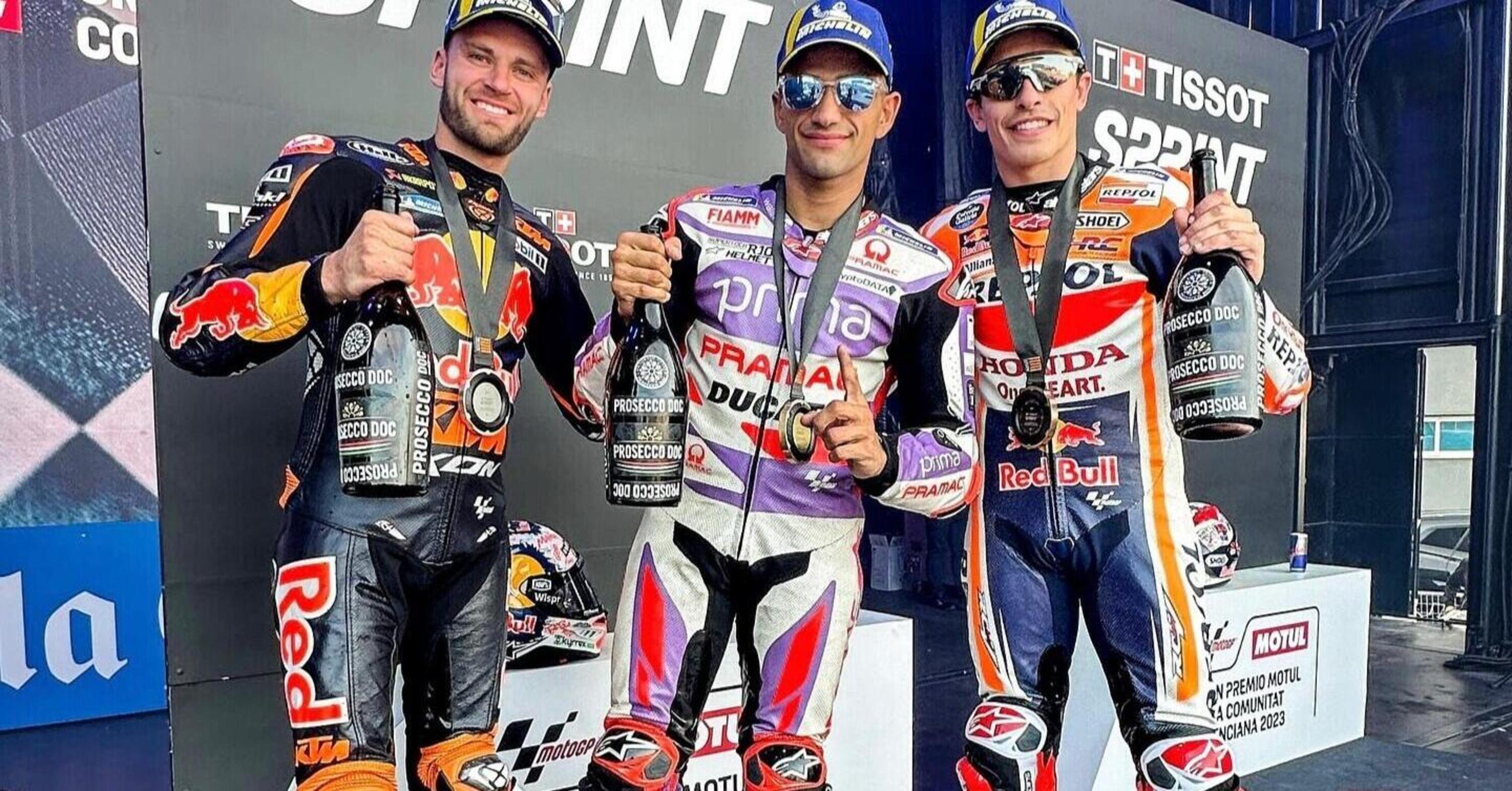 MotoGP 2023. GP di Valencia. Sprint: Jorge Martin di forza, Pecco Bagnaia quinto: tra i due 14 punti