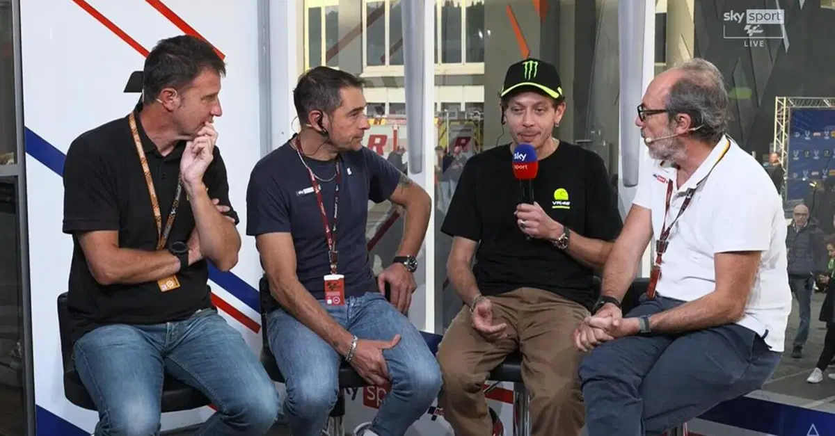 MotoGP 2023. GP di Valencia. Valentino Rossi: "Luca Marini in HRC &egrave; stato uno choc! Pecco Bagnaia? Deve copiare la gomma di Jorge Martin"