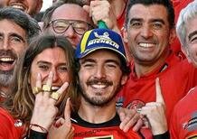 MotoGP 2023. GP di Valencia. Pecco Bagnaia: Vincere il titolo vincendo la gara: era il mio sogno. Jorge Martin caduto? Non lo sapevo!