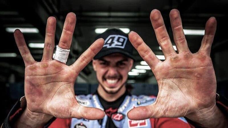 MotoGP 2023. GP di Valencia. Fabio Di Giannantonio: &ldquo;Ho pianto per il team Gresini, adesso orgoglioso di essere in VR46&rdquo;
