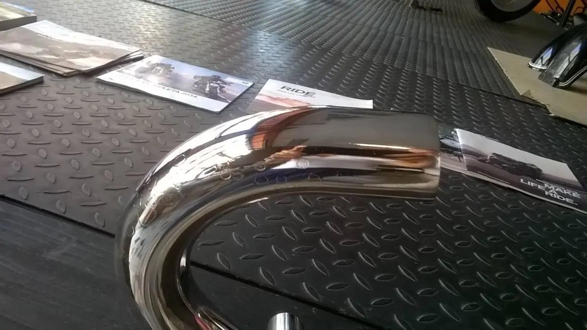 COLLETTORE SCARICO SINISTRO BMW R80 R100 (7)