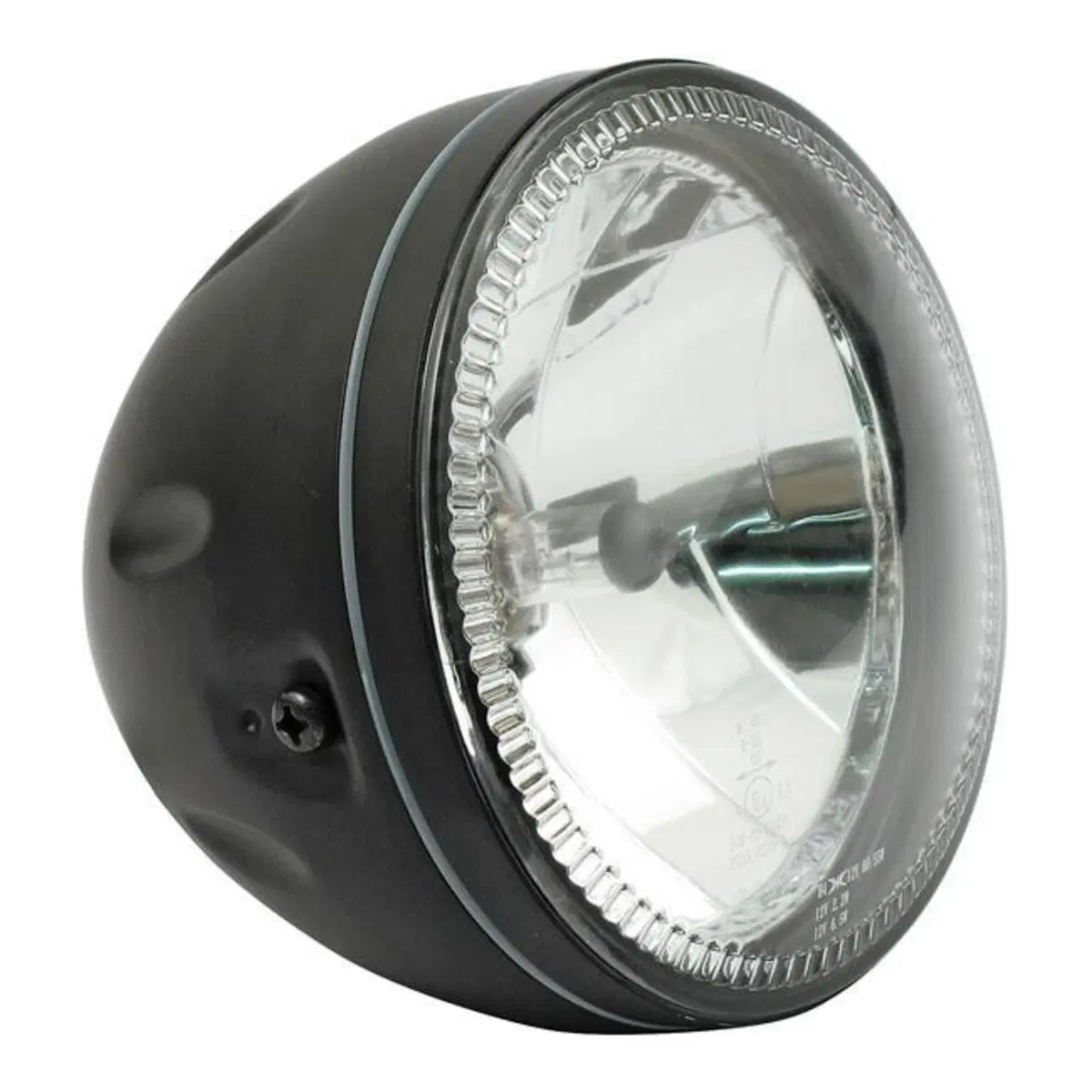 Faro anteriore 5 3/4'' Skyline nero montaggio late 