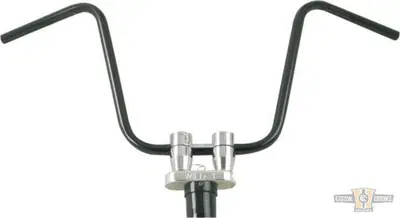 Manubrio Ape Hanger 1" alto 16" nero, con fossette Fehling