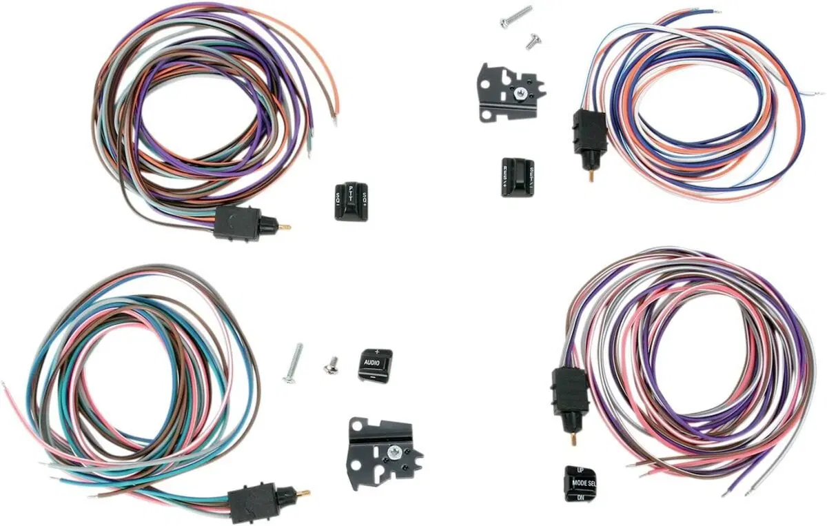 Interruttori comando radio e cruise control neri p Drag Specialties