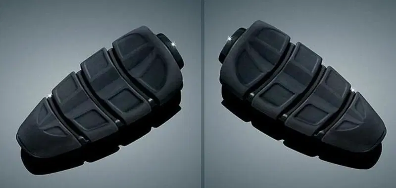 Pedaline Kuryakyn Kinetic nere senza adattatori Ku 