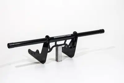 Crash Bar anteriore Dominator nero per Softail dal 