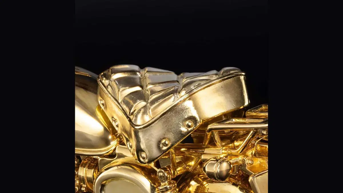 Dal Giappone un Honda Monkey 50 in argento placcato oro  (6)