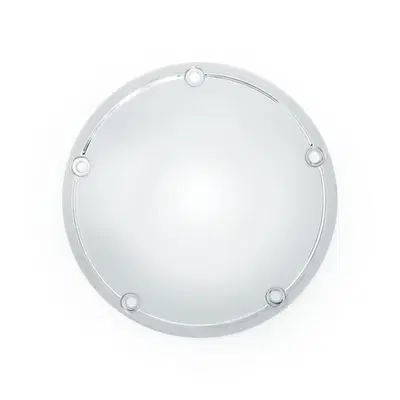 Coperchio frizione derby cover bombato cromato per 