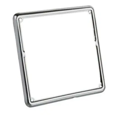 Cornice portatarga cromata per targa dal 1999 in p 