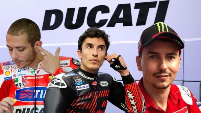 MotoGP 2023. Differenze e similitudini sul passaggio di Marc Marquez, Jorge Lorenzo e Valentino Rossi in Ducati