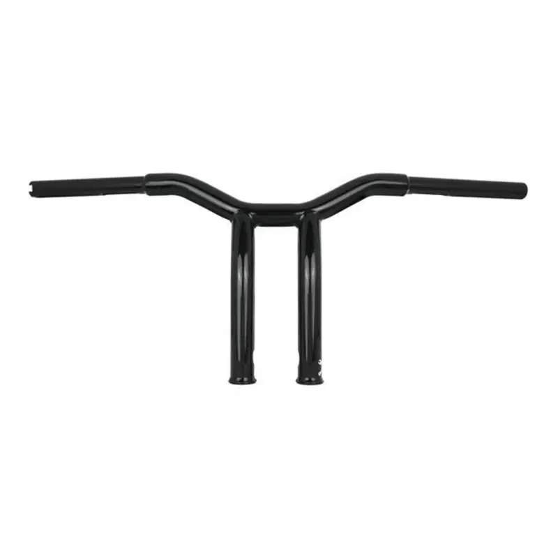 Manubrio Burly T-bar Dominator Raked nero opaco da 
