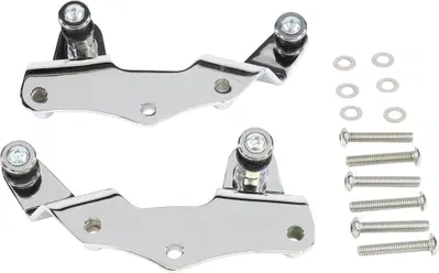 Kit montaggio 4 punti a sgancio rapido cromato per 