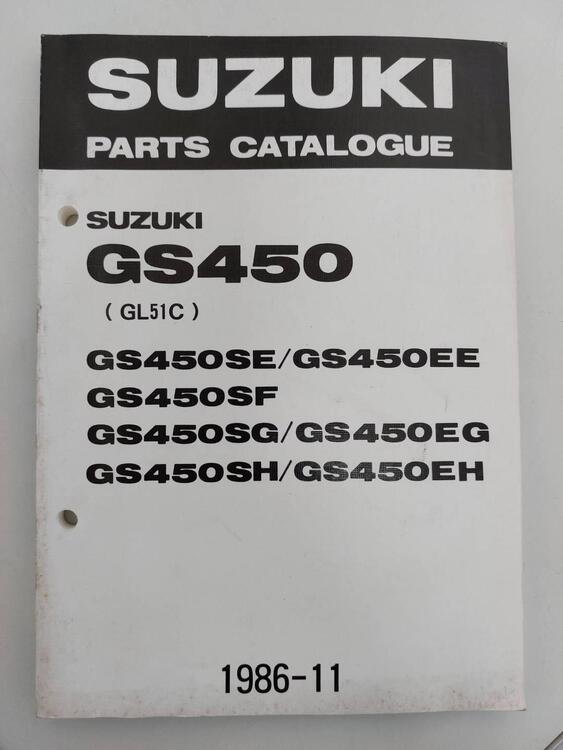 Catalogo ricambi Suzuki GS450