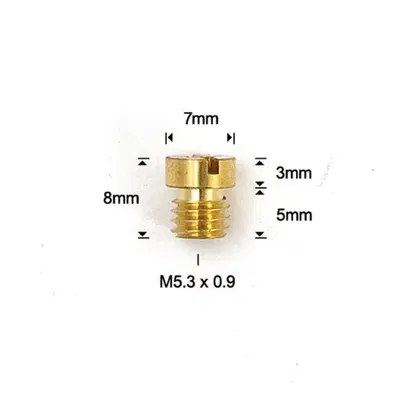 Getto del massimo da 165 per carburatore Keihin CV 