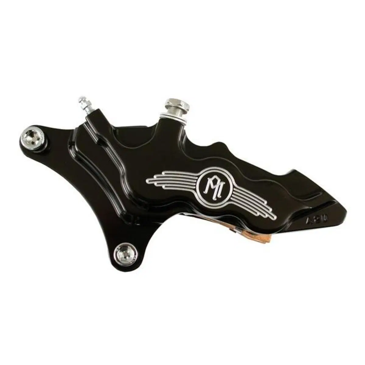 Pinza freno PM 6 pistoni anteriore sinistra nera c Performance Machine