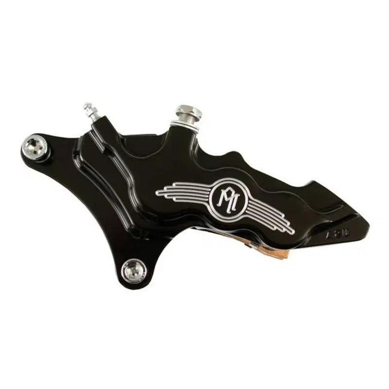 Pinza freno PM 6 pistoni anteriore sinistra nera c Performance Machine