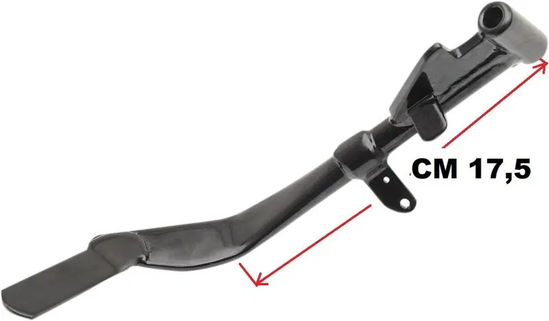 Cavalletto nero lungo 17,5 cm per Sportster dal 20 Drag Specialties