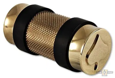 Pedalino cambio HKC Picche gomma nera, ottone Hell 