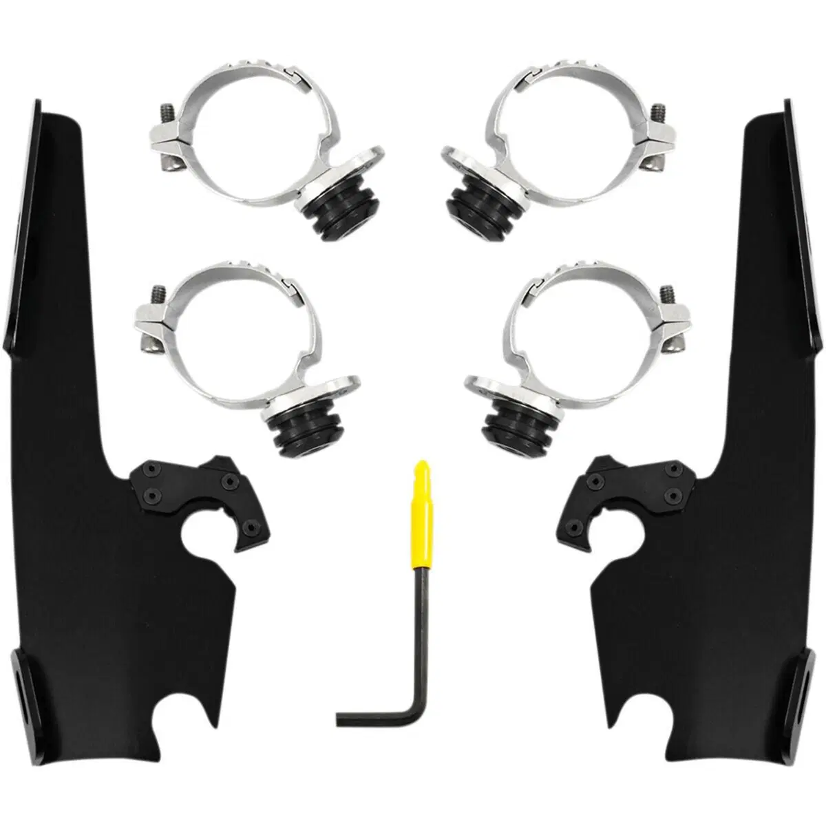 kit sgancio rapido nero per Batwing Memphis Shades 