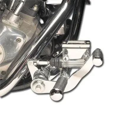 Comandi avanzati cromati con pompa freno da 3/4" p 