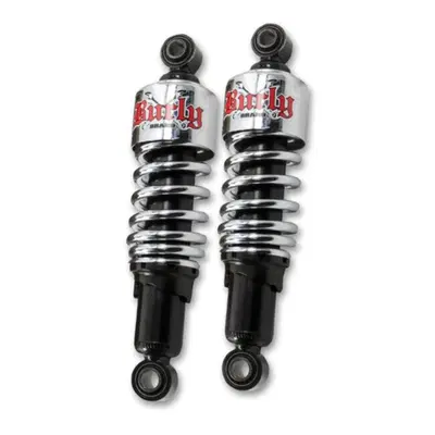 Ammortizzatori 10,5" cromati Burly Slammer per Dyn 