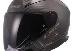 Casco Jet LS2 OF603 Infinity 2 Carbon Solid opaco