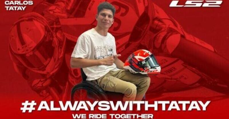 LS2 avvia l&rsquo;iniziativa benefica #alwayswithtatay per aiutare il pilota Carlos Tatay