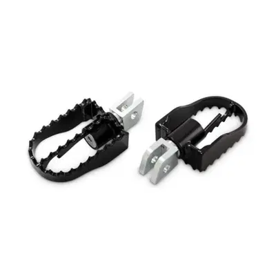 Pedaline guidatore Burly MX nere con adattatore ma 