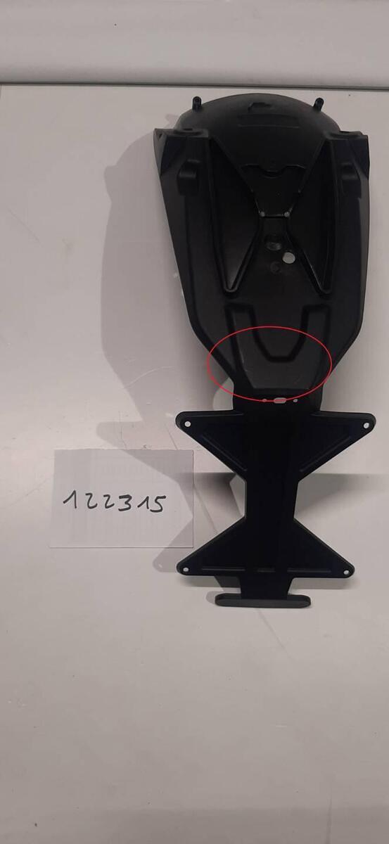 Portatarga Corto Sportivo Septar Per Fantic Caballero 125-250-500 2018-2023 - Con Catadiottro, Made Italy - Foto 2