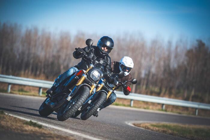 Su strada con la Caballero ti diverti. Leggera e potente quanto serve