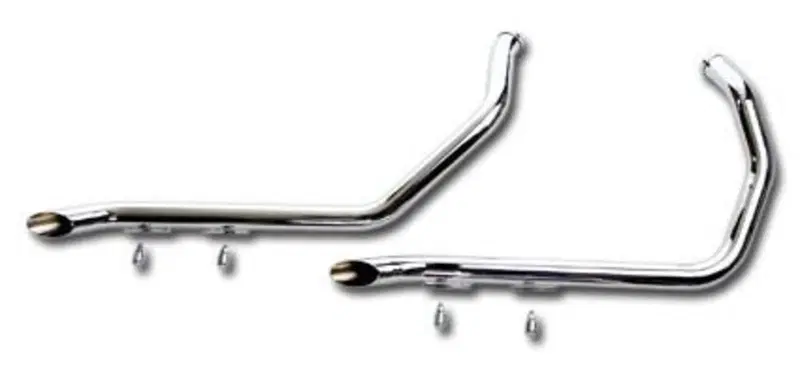 Marmitte Paughco drag pipe Goose cut staggered cro