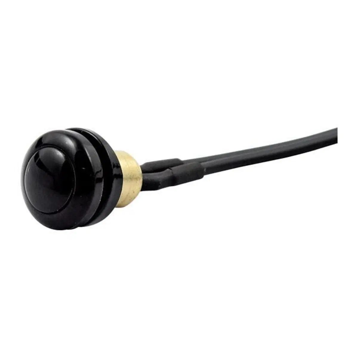 Pulsante mini nero diametro 12mm Motorcycle Storeh 