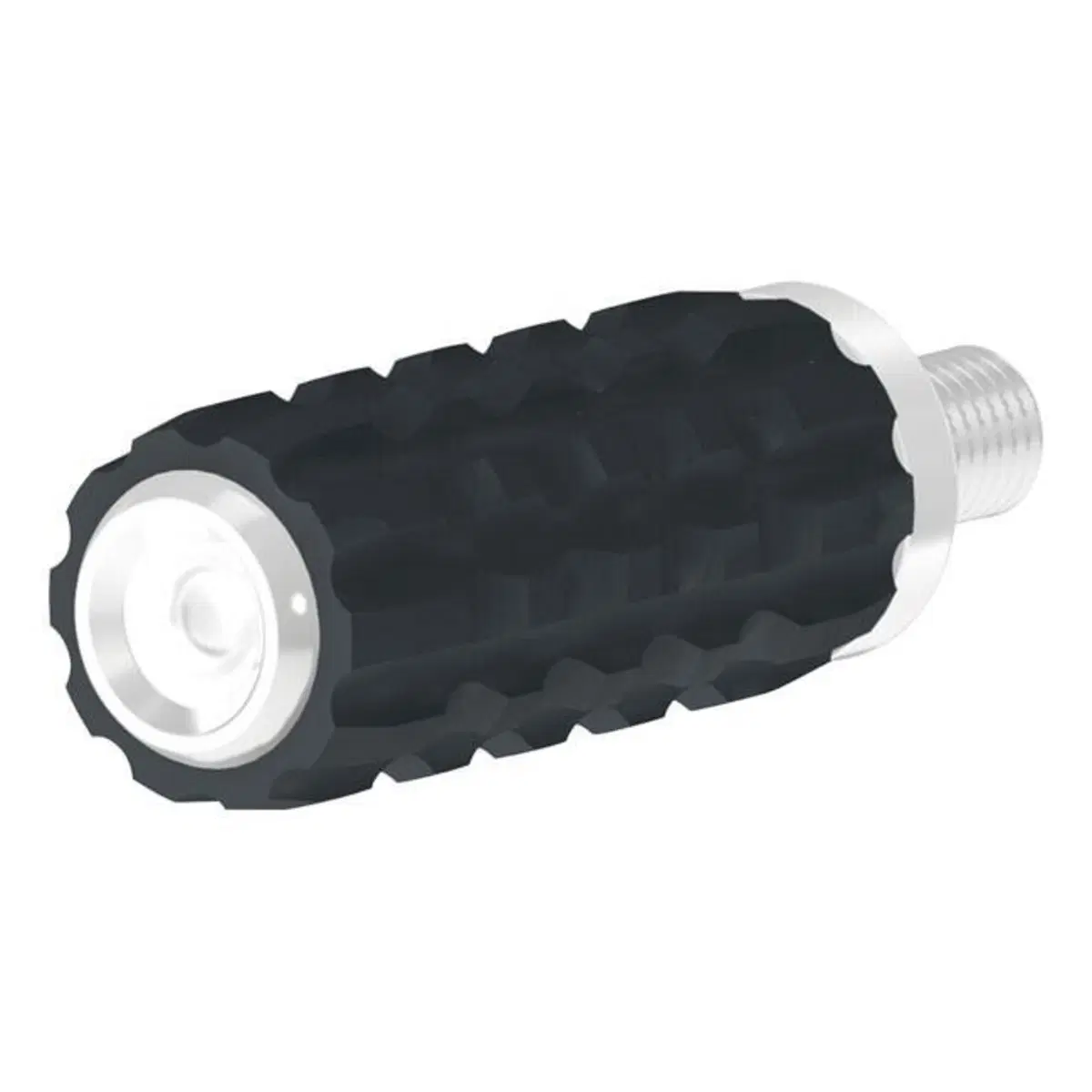 Pedalino cambio RSD Traction gomma nera, cromato R 