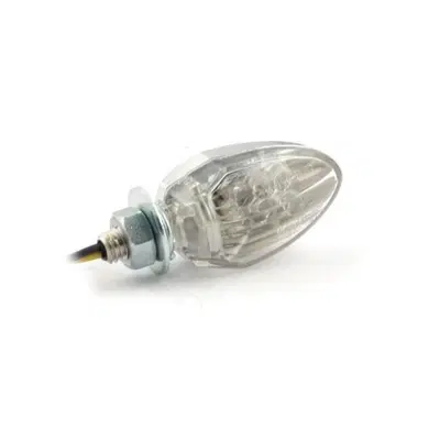 Frecce a led Drop cromate lente chiara omologate M 