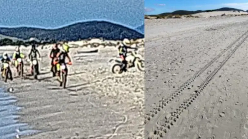 Sant'Anna Arresi, beccati con le moto da enduro accanto alle dune di Porto Pino. Arriva la denuncia